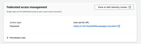 User portal URL